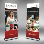 Trade Show Banners in Largo, FL: Formats and Materials Two retractable trade show banner stands built by DVC Signs for Collateral Educator Services.