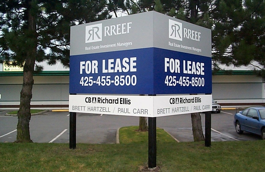 Real Estate Signage - (For sale, For lease).